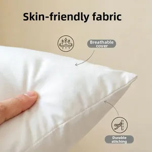 Detail of soft skin-friendly fabric with breathable cover and reinforced stitching