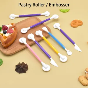 Fondant Modeling Tools Plastic Double Headed Cake Decorating Sculpting DIY Baking Carving Embossing Gadgets
