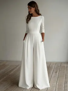 Elegant White Halter Maxi Dress Lace Patchwork Chiffon Sleeveless Backless Floor Length Formal Gown For Bridesmaid Wedding Party