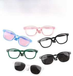 Multiple color options for pet sunglasses featuring stylish frames for cats and dogs