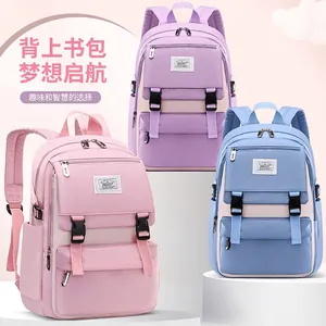 ZMBABY Lightweight Students School Backpack Waterproof Nylon Kids Double Shoulder Bag For Boys Girls Everyday Travel Backpack
