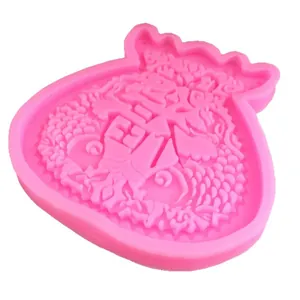 Chinese New Year lucky bag silicone mold with dragon patterns for DIY fondant baking