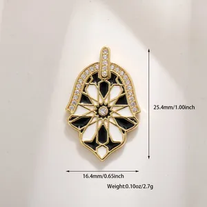 Detail showing 25.4mm gold plated starburst pendant dimensions and product weight