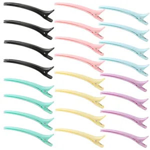 Professional Seamless Duckbill Hair Clips For Salon Sectioning Large Plastic Hairpin Styling Tool Women Hair Accessories