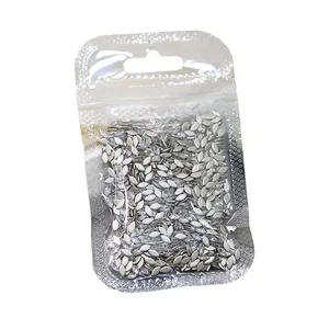 Marquise cut 5A cubic zirconia rhinestones for nail art in transparent bag