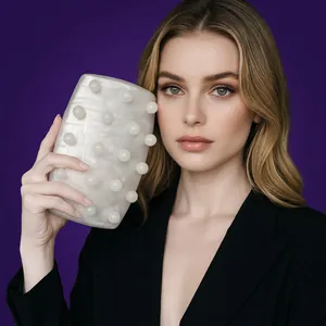 Acrylic Evening Clutch Bag Mother Of Artificial Pearl Texture Beaded Box Handbag With Gold Chain Strap For Women Elegant Party Wedding
