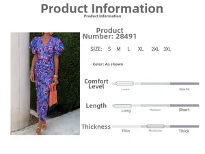 Detail view of the elegant deep V-neck and ruched waist of the floral maxi dress