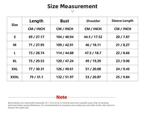 Detailed size chart for short sleeve polo shirt showing measurements from S to 3XL