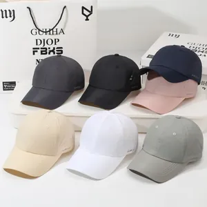 Lightweight quick-dry golf baseball caps with breathable laser-cut holes in multiple colors