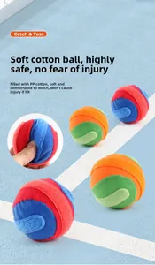 Soft plush toss ball with PP cotton filling for safe children's catch and toss games