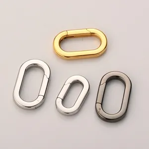 Chiusure a cuore in acciaio inox lucido in oro, argento e nero per gioielli fai-da-te