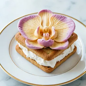 3D orchid flower silicone mold for DIY mousse cake and aromatherapy stone decoration
