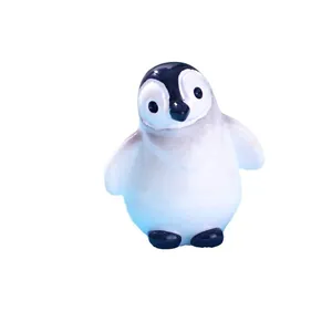 Miniature penguin resin figurine for micro landscape and desktop DIY decoration