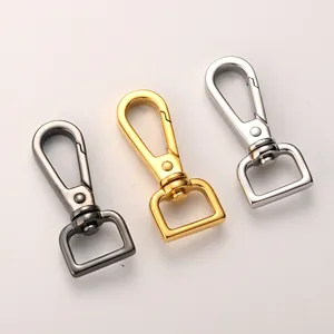 316 stainless steel swivel lobster clasps in gold, silver, and gunmetal finishes
