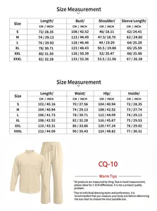 Tabella taglie per completo in lino da uomo con misure camicia e pantaloni S-3XL