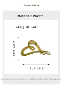 Detailed dimensions of heart shaped hair claw clip in translucent green plastic