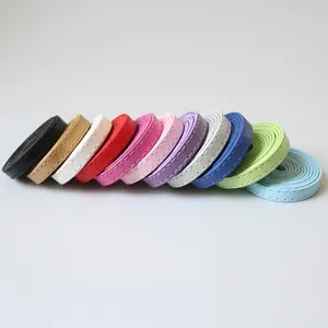 Colorful 8mm wide faux leather straps in 1m length rolls for DIY accessory making