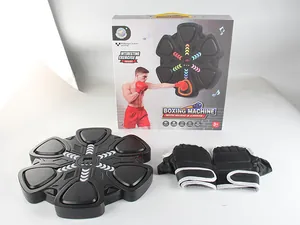 Macchina da boxe musicale intelligente con bersagli LED, guantoni e confezione regalo