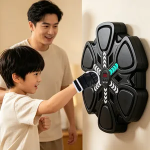 Macchina da boxe musicale intelligente con luci LED e display per allenamento fitness a casa
