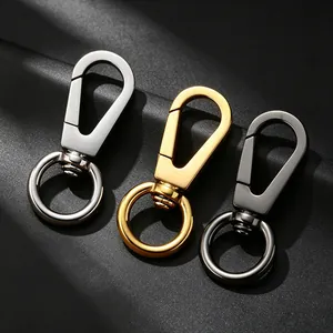 Stainless Steel Swivel Snap Hook Lobster Clasp For Bag Hardware Keychain DIY Accessories Urban Minimalist Dog Buckle