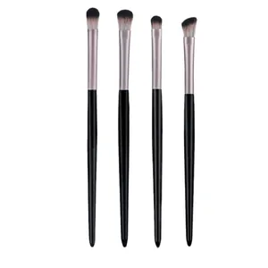 Professional 4pcs purple grape eyeshadow brush set for blending and detailing