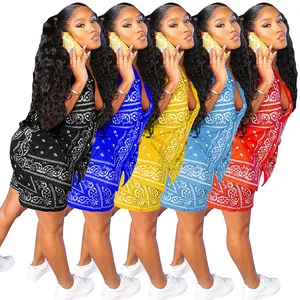 Women's paisley print two-piece set featuring short sleeve shirt and shorts in five colors