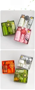 Detail of portable summer gift set featuring an insulated cup, mini fan and UPF50+ umbrella