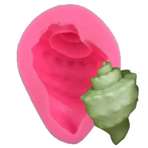 3D conch shell silicone mold for DIY resin, fondant, and ocean series handmade crafts