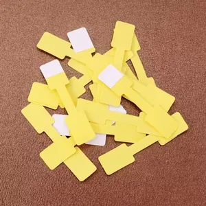 Jewelry Price Tags Self Adhesive Blank Labels For Rings Necklace Glasses Cardboard Display Kraft Paper Multicolor