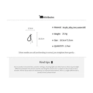 Detailed product information of heart beaded keychain showing dimensions and material attributes