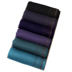 Modal Cotton Knitted Bandana For Women Solid Color Soft Stretch Jersey Headscarf Lightweight Breathable Hair Wrap Accessory