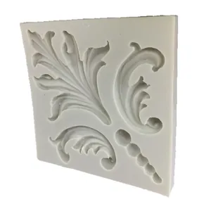 European style relief pattern silicone mold for fondant cake decoration and baking