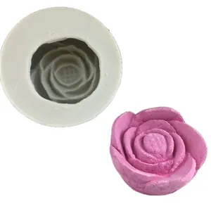 Stampo in silicone a forma di rosa 3D per decorazione torte cioccolato e sapone fai da te