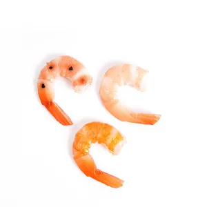 Realistic PVC peeled shrimp models for food photography props and kitchen decor