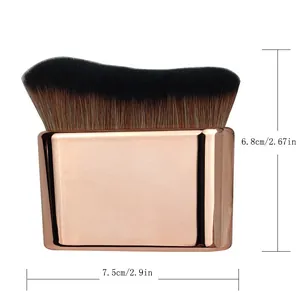 Multipurpose Professional Body Makeup Brush Caterpillar Design Synthetic Fiber Soft Bristles For Tanning Foundation Beauty Tool