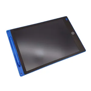 Blue 12 inch LCD writing tablet electronic drawing pad for kids doodle board
