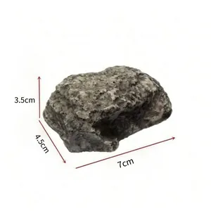 Detailed dimensions of simulation rock resin key storage box for outdoor hiding