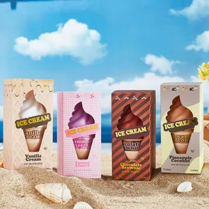 Set of 4 unique ice cream shaped perfumes 100ml Eau de Toilette long lasting scent