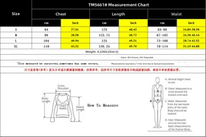 Comprehensive size chart and measurement guide for summer lace patchwork maxi dress.