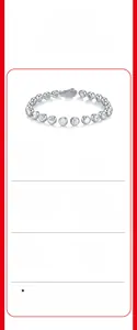 Specifications detail of 3.0mm moissanite bracelet with 925 sterling silver band.