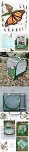 Detailed features of the 360-degree transparent foldable insect observation cage