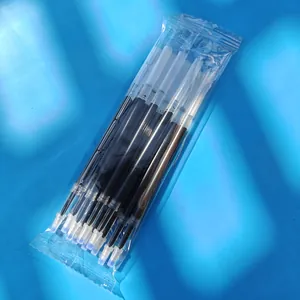 Professional black gel pen ink refills set for smooth writing and school exams