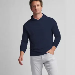 Men's Casual Raglan Sleeve Hooded Sweatshirt Solid Color Cotton Blend Long Sleeve Pullover Hoodie Top