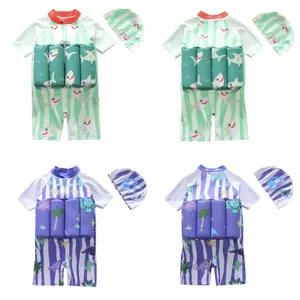 Maillot de Bain à Manches Longues pour Filles Protection Solaire Dessin Animé Licorne Arc-en-ciel Haut Et Pantalon