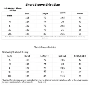 Guía detallada de tallas para camisa renacentista medieval de manga corta de hombre