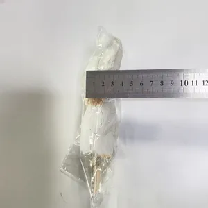 Detailed size measurement of a white Christmas angel girl pendant with wings in packaging