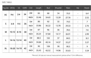 Comprehensive size guide for elegant halter neck short dress with US/UK conversion