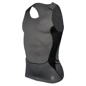 Pro men's athletic compression tank top for gym fitness, basketball, and running.