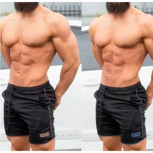 Short de sport noir pour homme pour la course et l'entraînement de fitness été