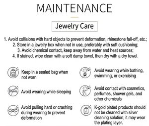Detailed jewelry care and maintenance guide for the patterned punk zircon ring